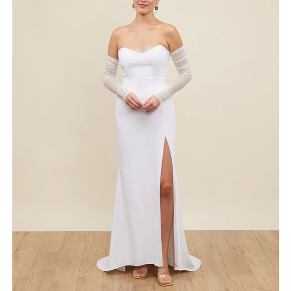 COPY - BRAND NEW NEVER WORN #ParkandFifth Hampton sleeves 🤍🕊️ #bridal #bride - Picture 2 of 3